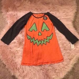 Halloween 🎃 Pumpkin Face Tee 3/4 of a sleeve